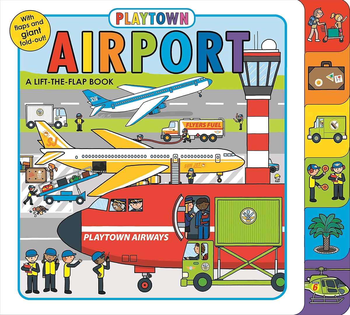Playtown: Airport (revised edition): A Lift-the-Flap Book