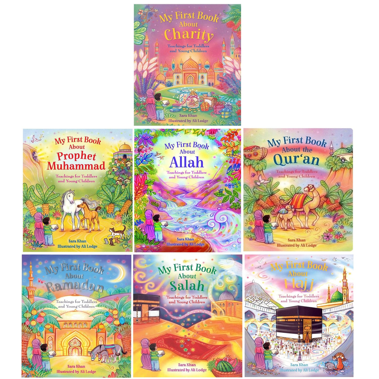 My First Book About Islam Series by Sara Khan 7 Books Collection Box Set (My First Book About Charity, My First Book About Hajj, My First Book About Ramadan, My First Book About Salah & 3 More)