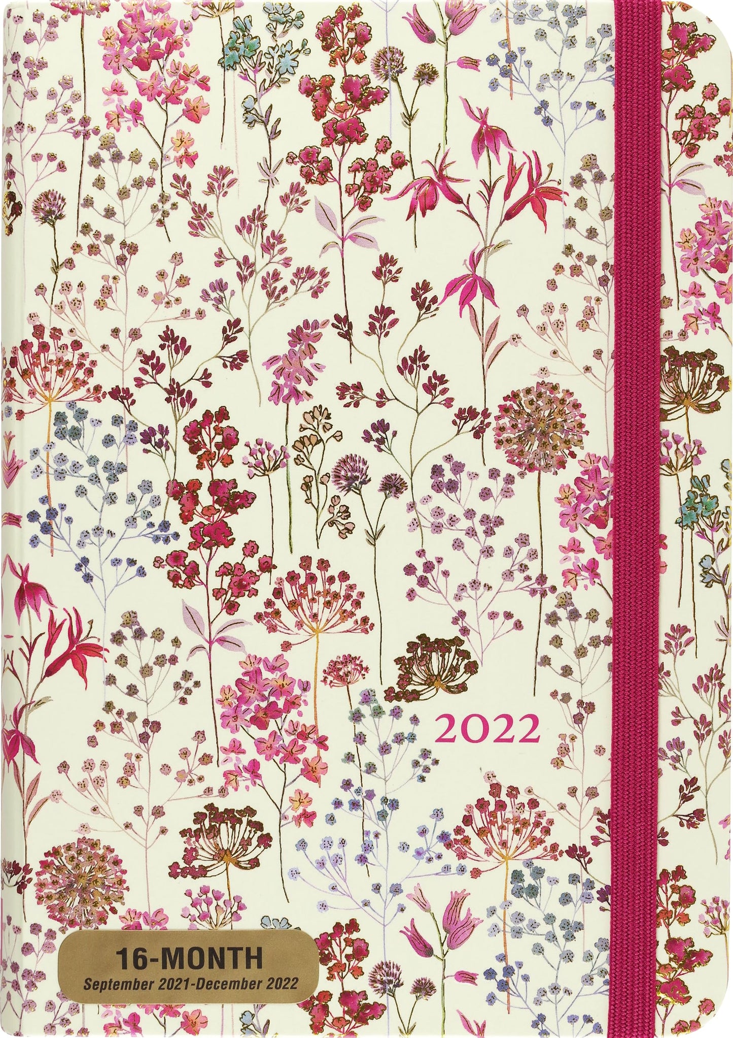 2022 Wildflower Meadow Weekly Planner (16-Month Engagement Calendar) (English and Italian Edition)