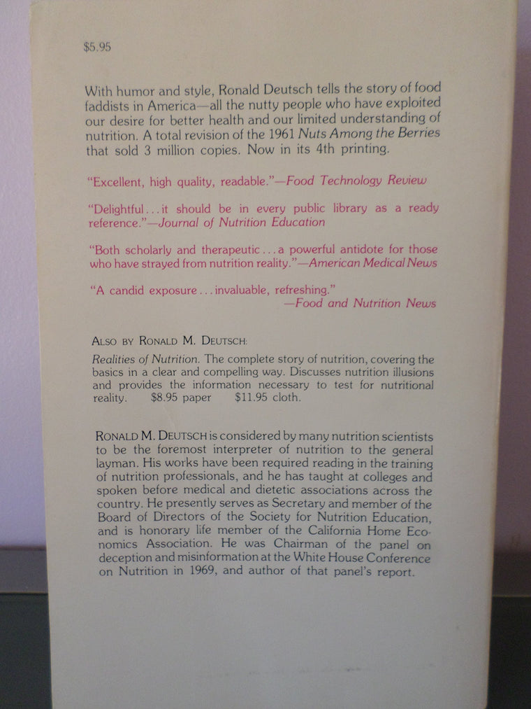 The New Nuts Among the Berries — back cover