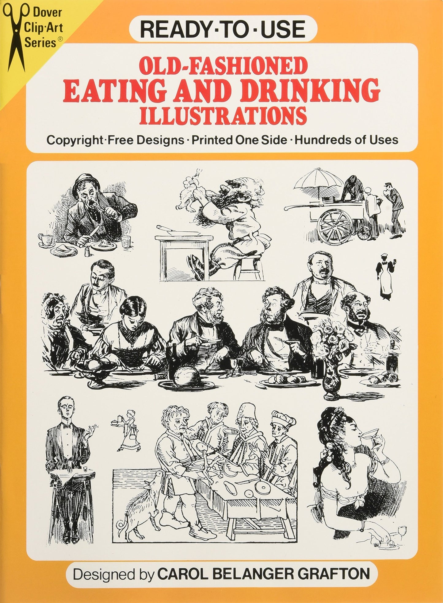 Ready-to-Use Old-Fashioned Eating and Drinking Illustrations (Dover Clip Art Ready-to-Use)