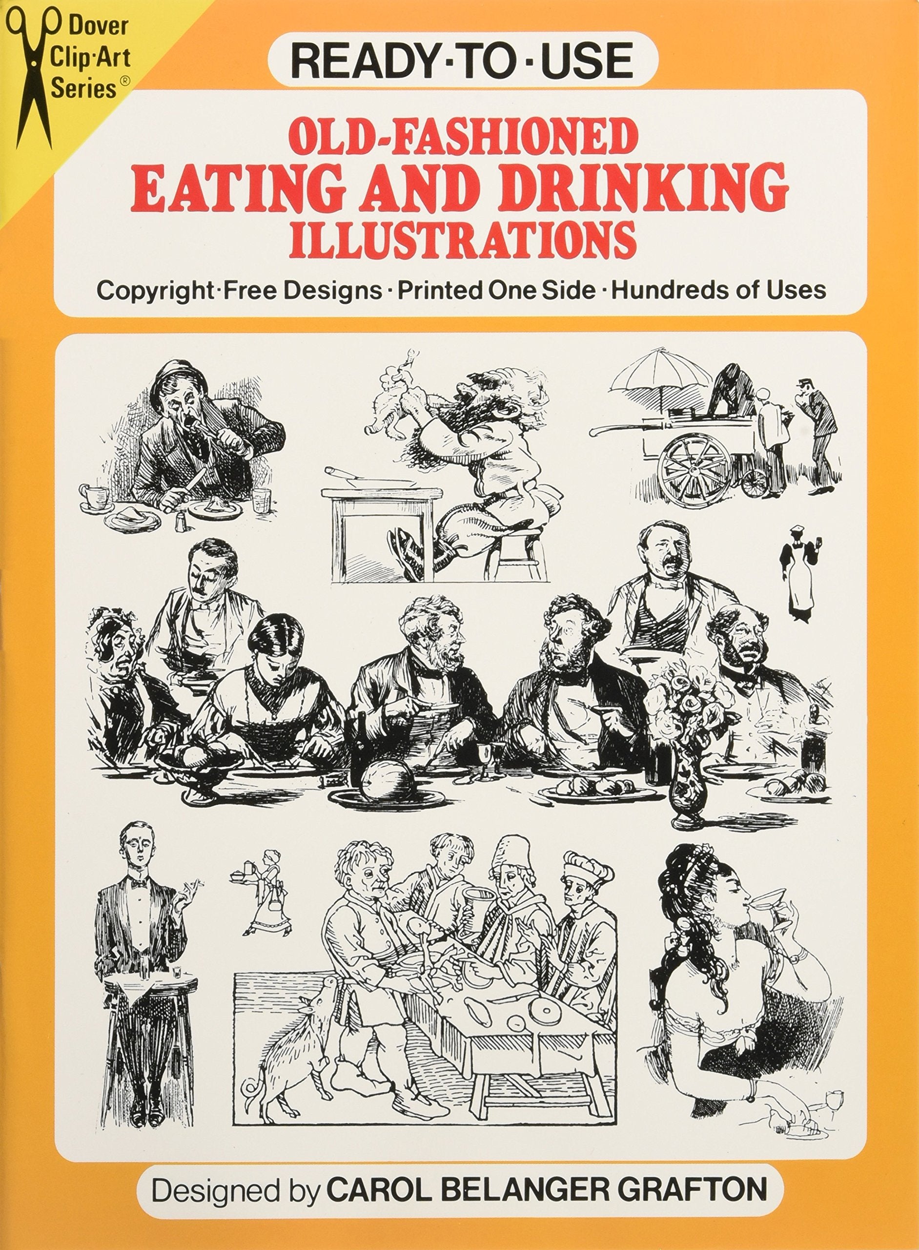 Ready-to-Use Old-Fashioned Eating and Drinking Illustrations (Dover Clip Art Ready-to-Use)