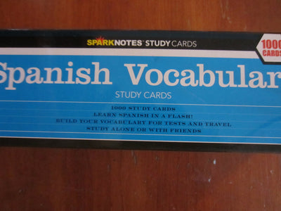 Spanish Vocabulary (SparkNotes Study Cards)