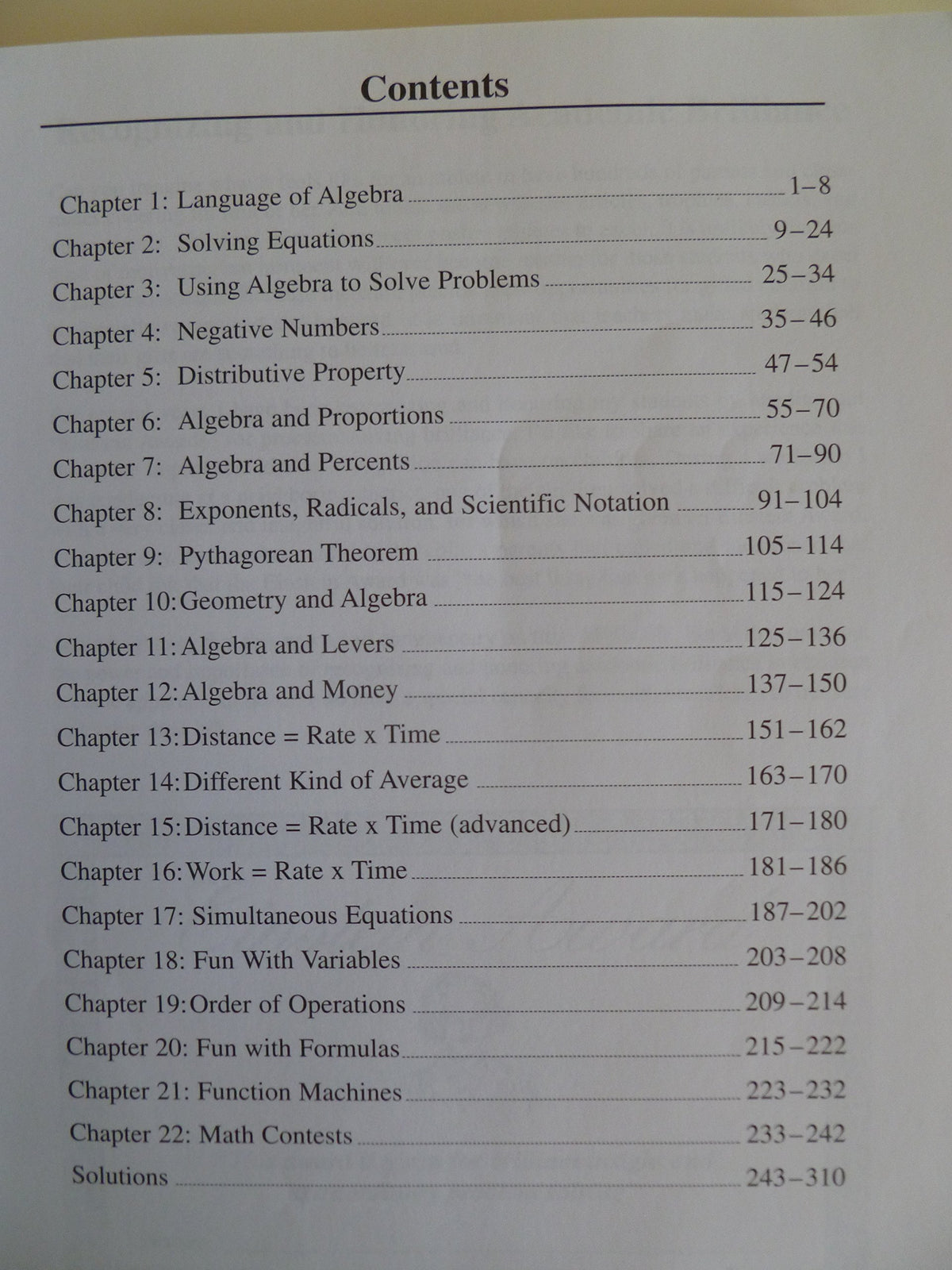 Real World Algebra: Understanding the Power of Mathematics