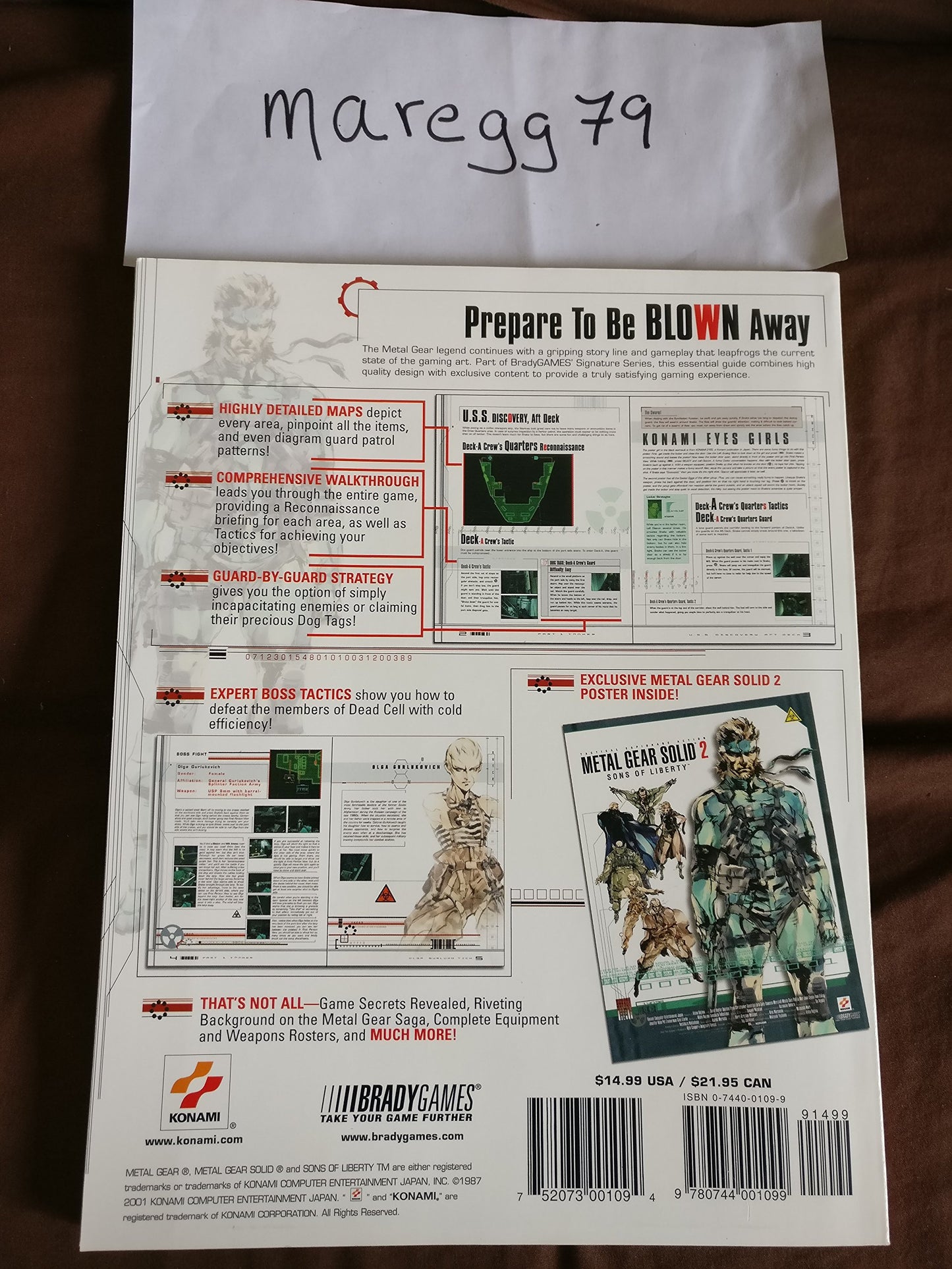 Metal Gear Solid 2: Sons of Liberty Official Strategy Guide