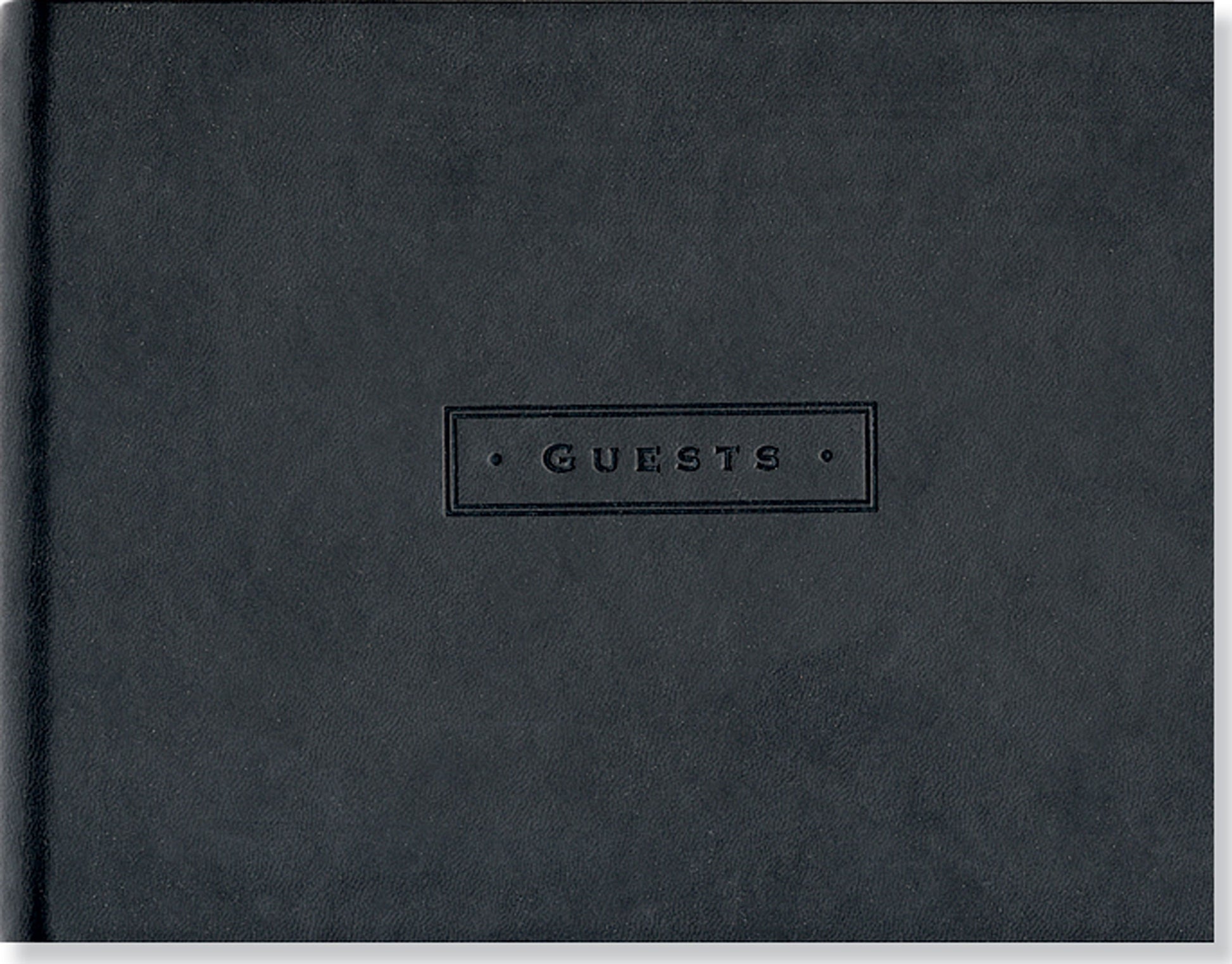 Classic Black Guest Book