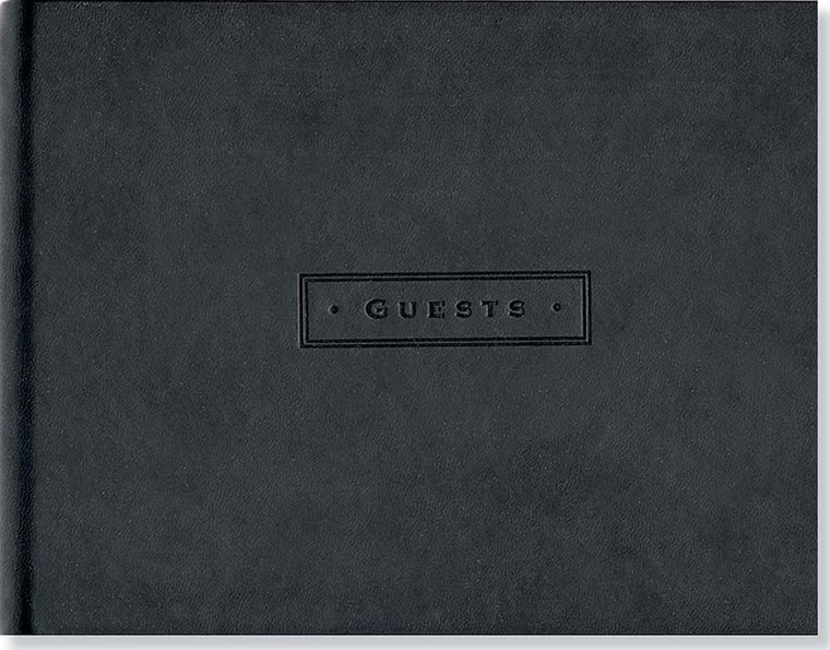 Classic Black Guest Book