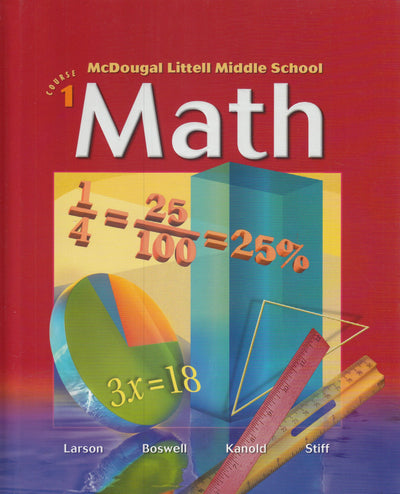 McDougal Littell Middle School Math, Course 1: Student Edition  2004 2004