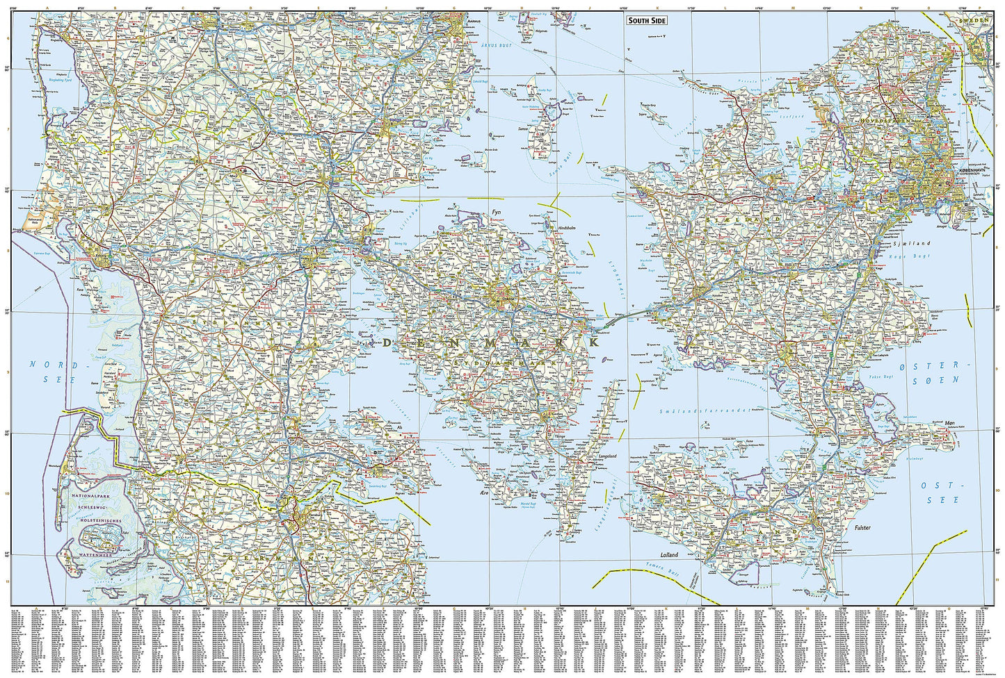 Denmark Map (National Geographic Adventure Map, 3329)