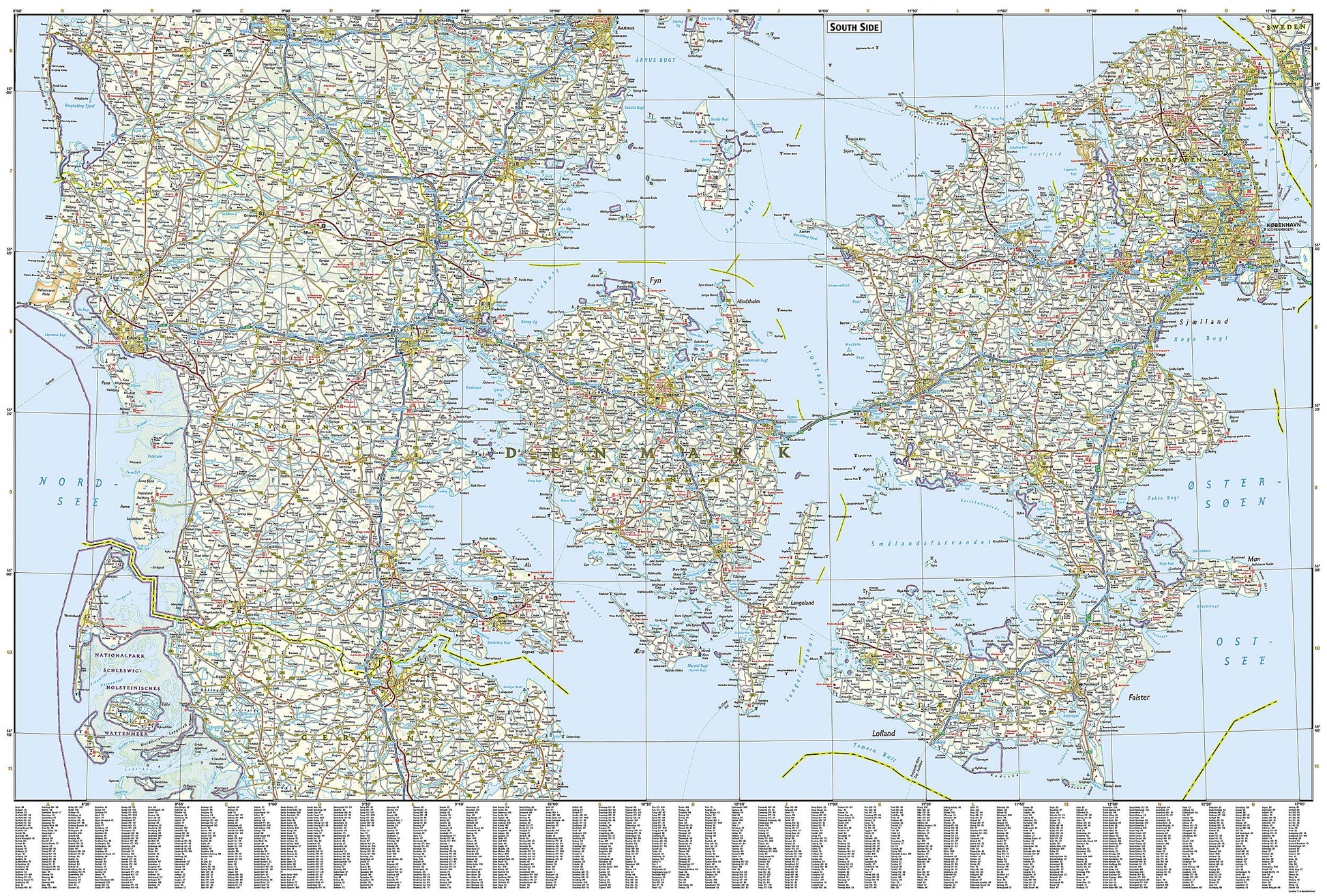 Denmark Map (National Geographic Adventure Map, 3329)