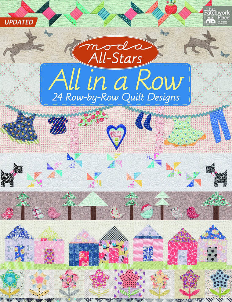 Moda All-Stars All in a Row: 24 Row-by-Row Quilt Designs