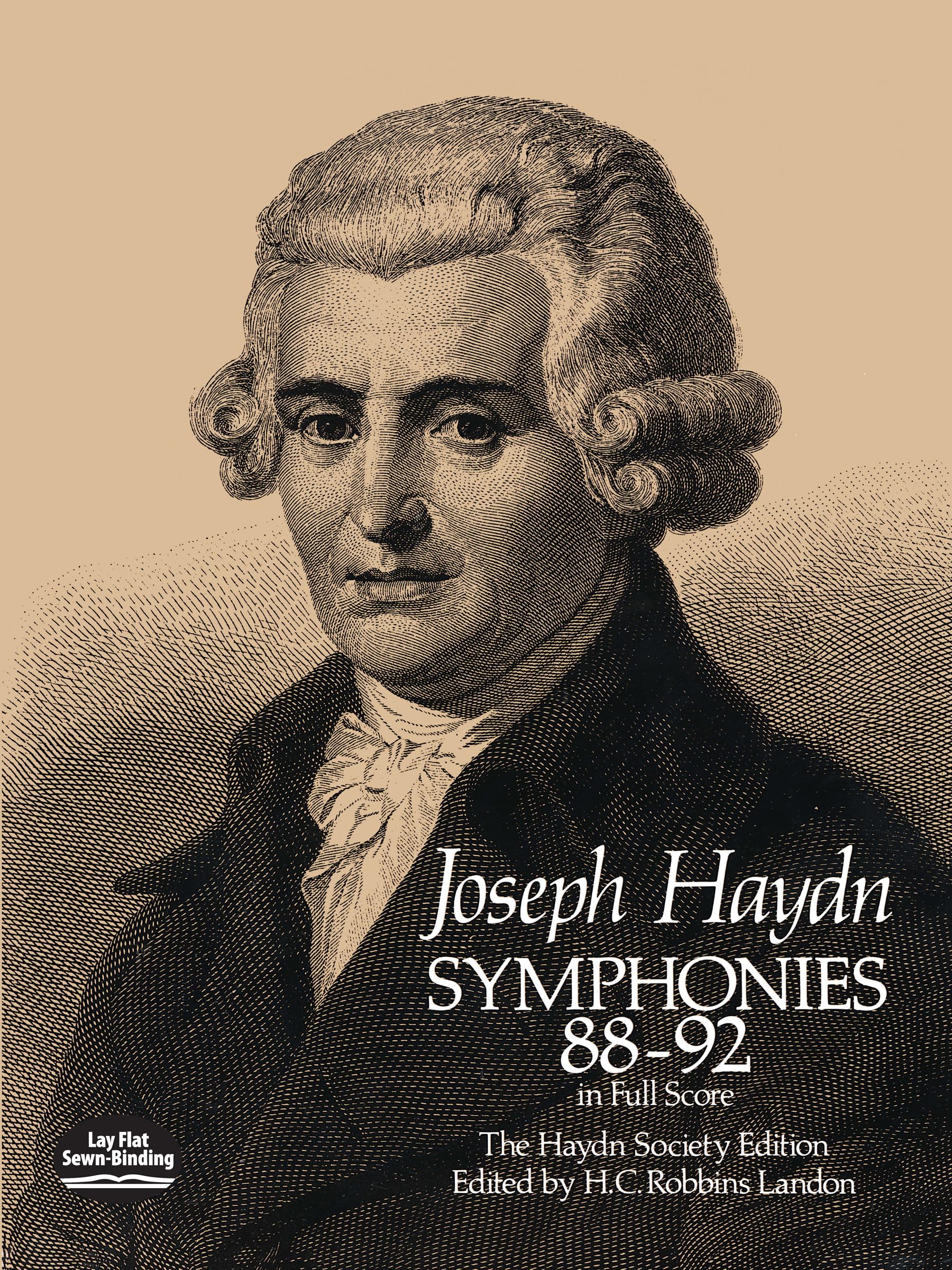 Symphonies 88-92 in Full Score [The Haydn Society Edition]