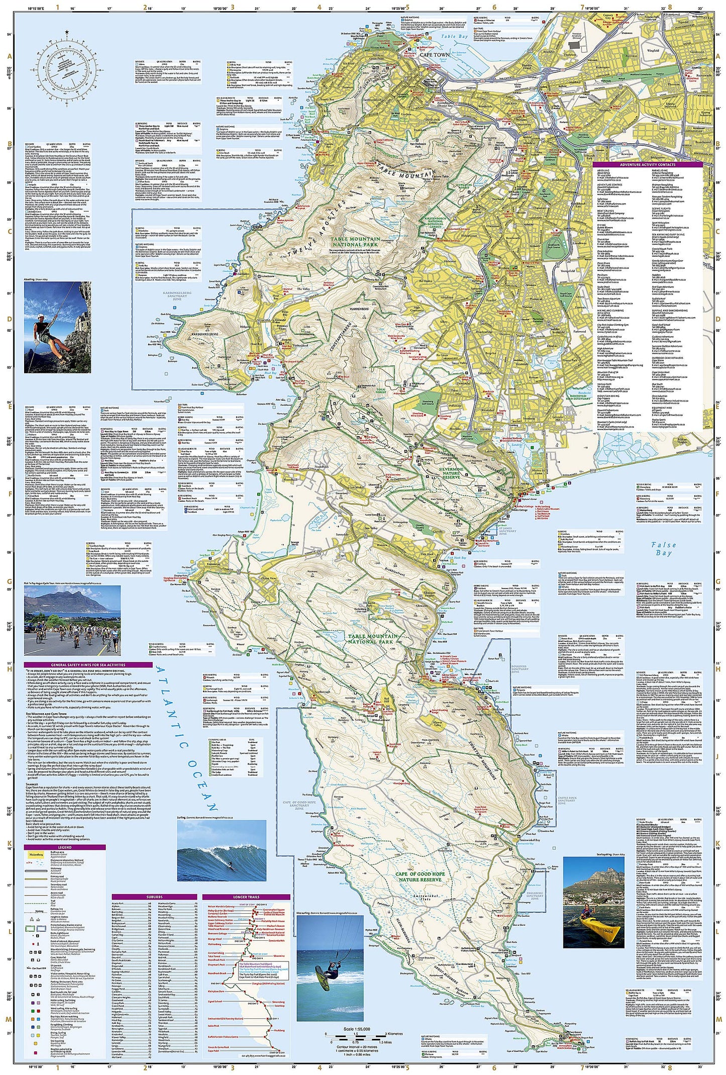 Cape Town and Peninsula Map [South Africa] (National Geographic Adventure Map, 3200)