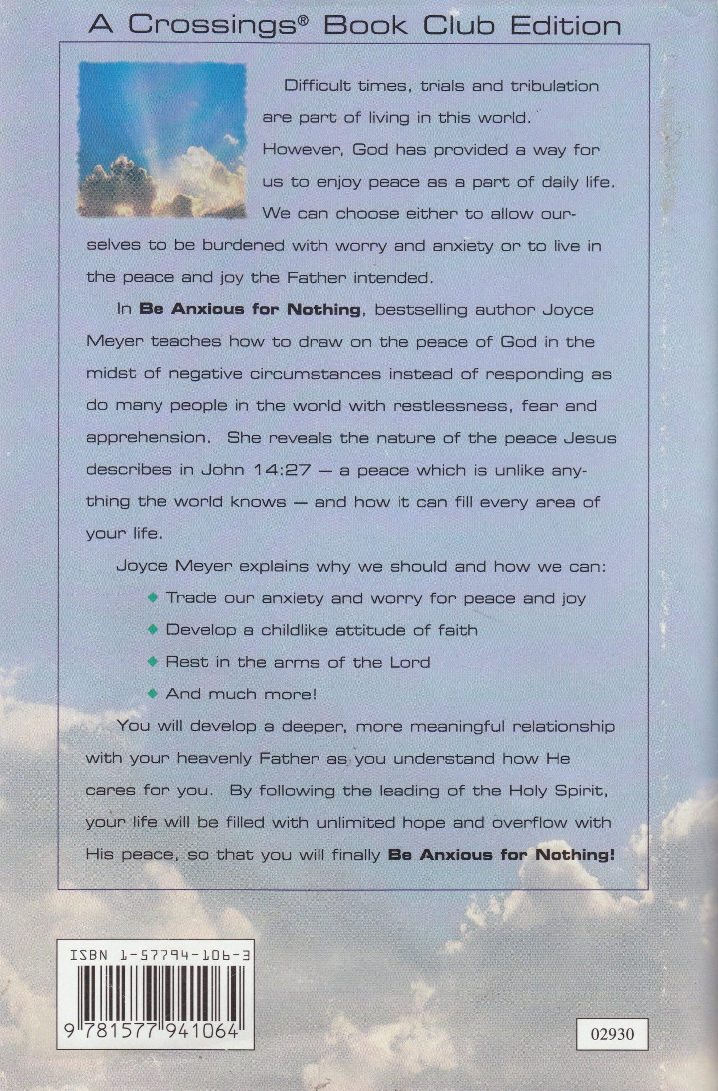 Be Anxious for Nothing: The Art of Casting Your Cares and Resting in God