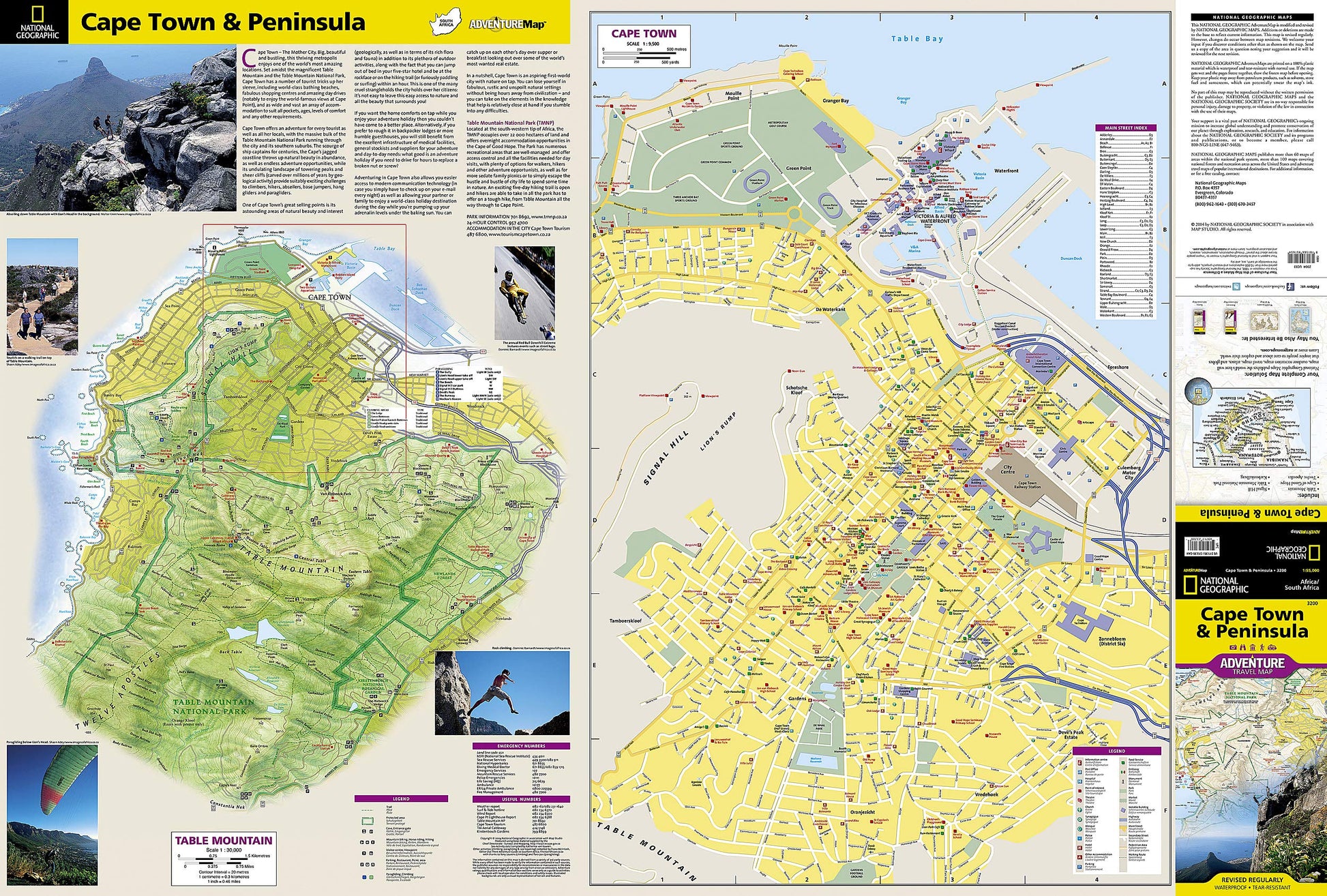 Cape Town and Peninsula Map [South Africa] (National Geographic Adventure Map, 3200)