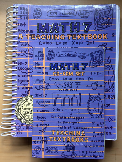 Math 7: Teaching Textbooks (Book Only) by Greg Sabouri