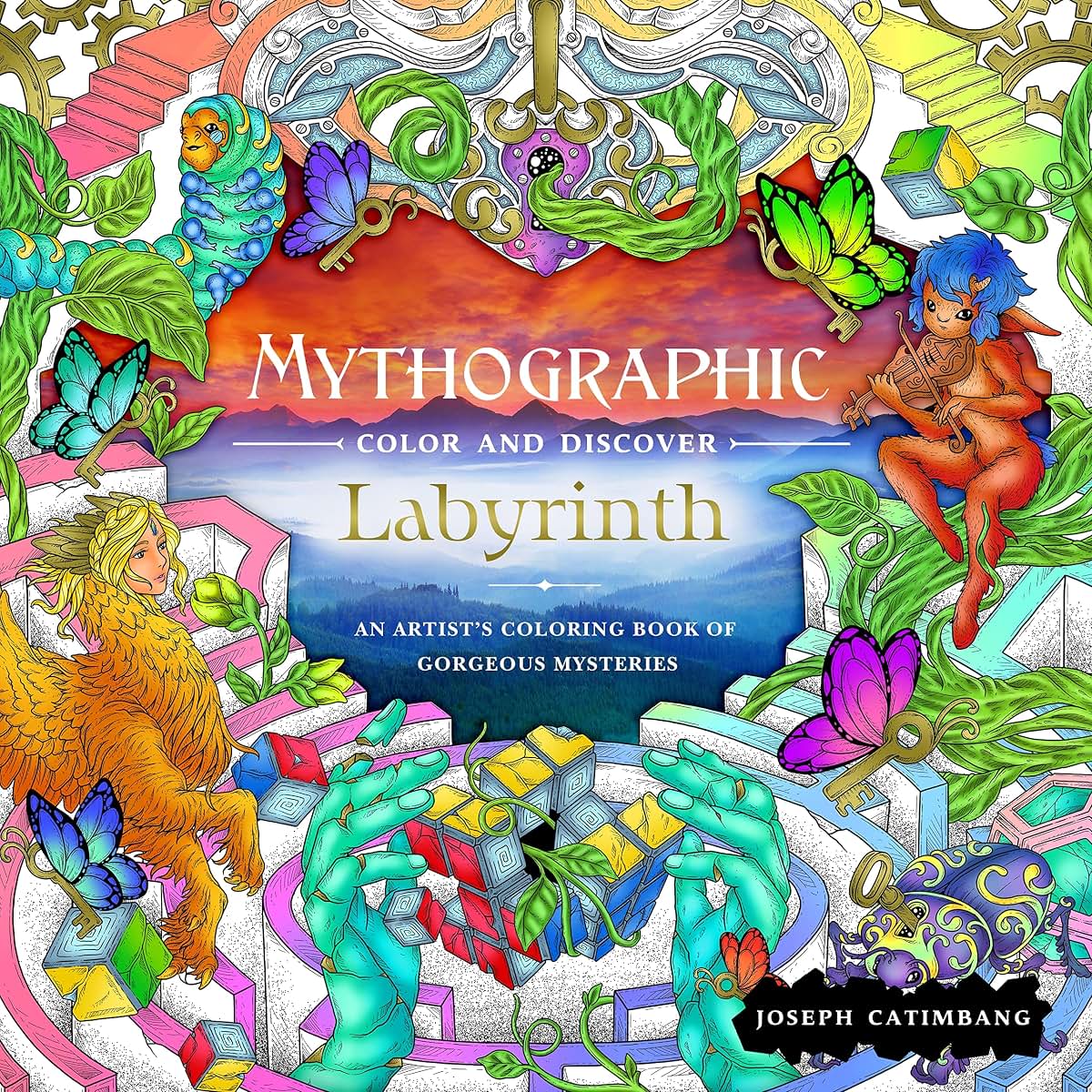 Mythographic Color and Discover: Labyrinth: An Artists Coloring Book of Gorgeous Mysteries