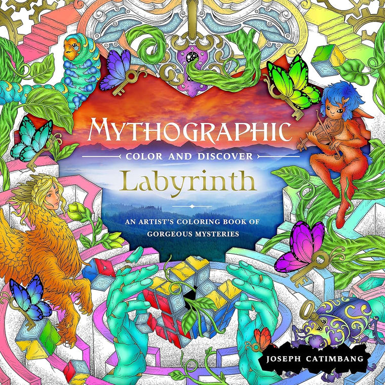 Mythographic Color and Discover: Labyrinth: An Artists Coloring Book of Gorgeous Mysteries