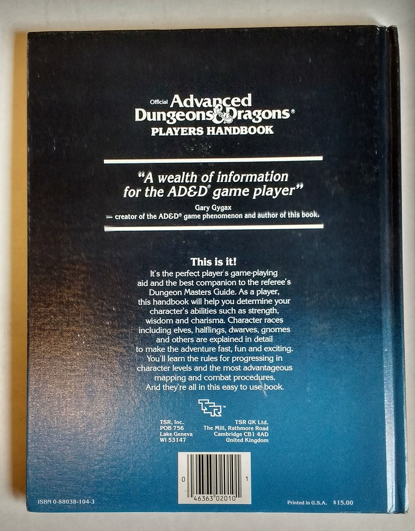 Dungeons and Dragons : Players Handbook