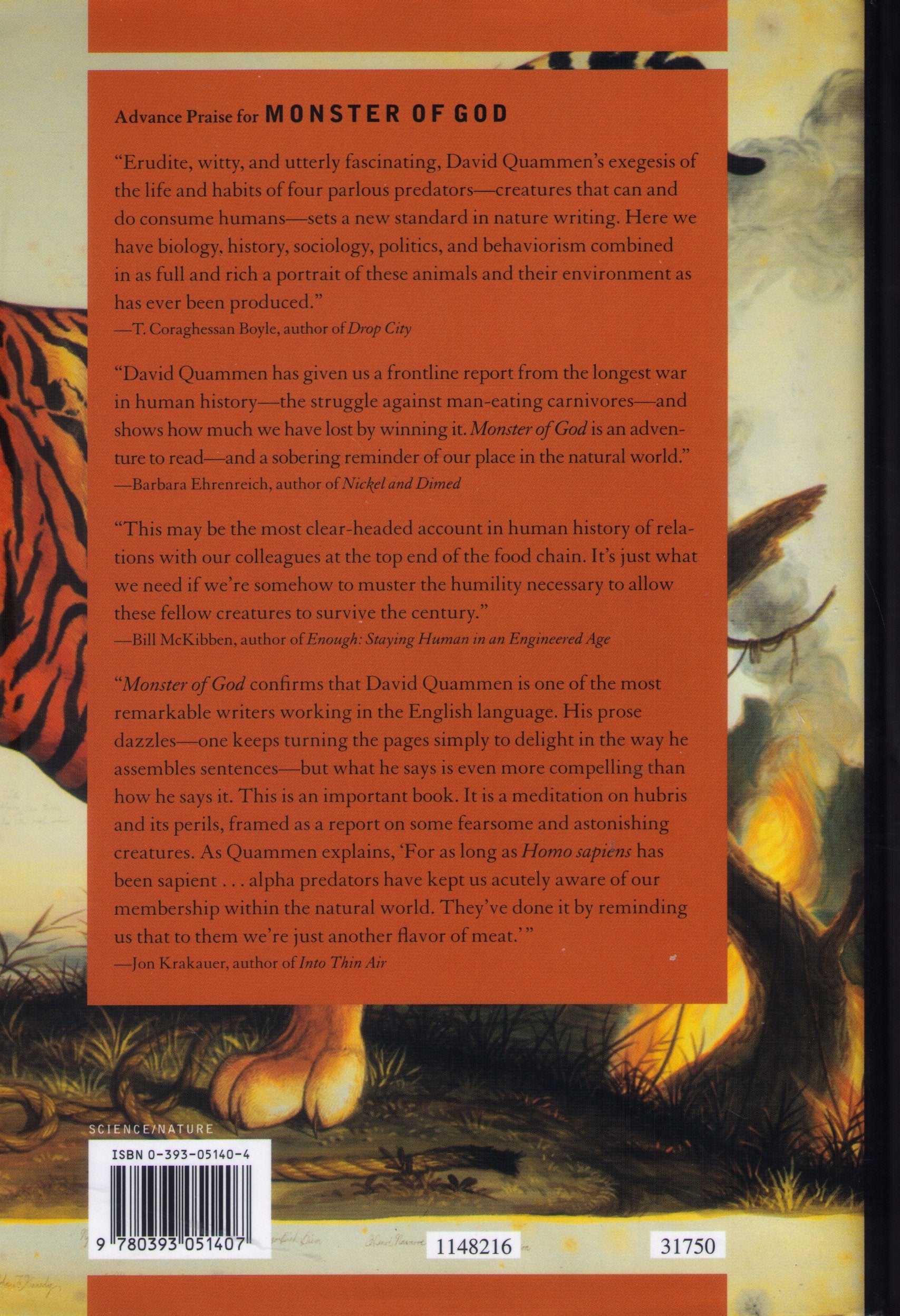 Monster of God: The Man-Eating Predator in the Jungles of History and the Mind