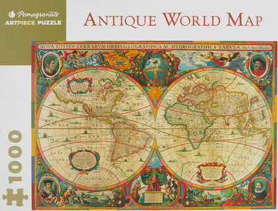 Antique World Map (Pomegranate Artpiece Puzzle)