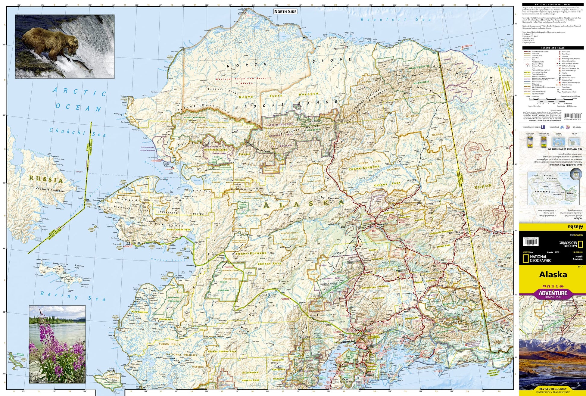 Alaska Map (National Geographic Adventure Map, 3117)