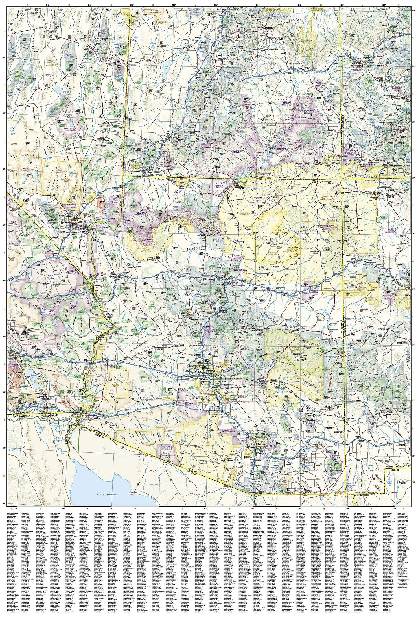 United States, Southwest Map (National Geographic Adventure Map, 3121)