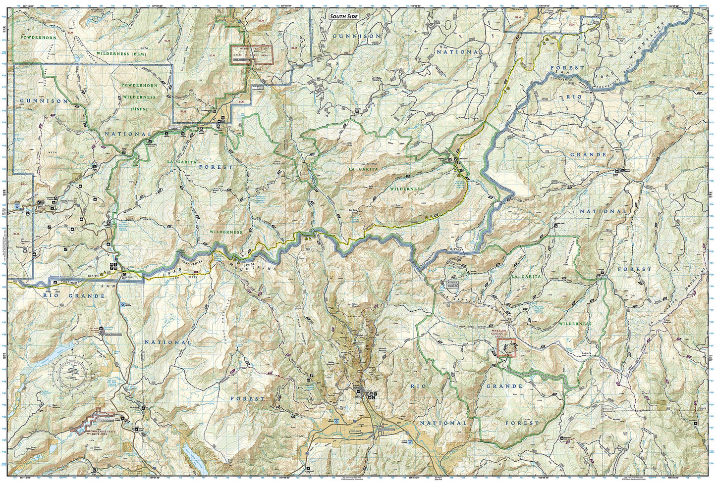 La Garita, Cochetopa Hills Map (National Geographic Trails Illustrated Map, 139)