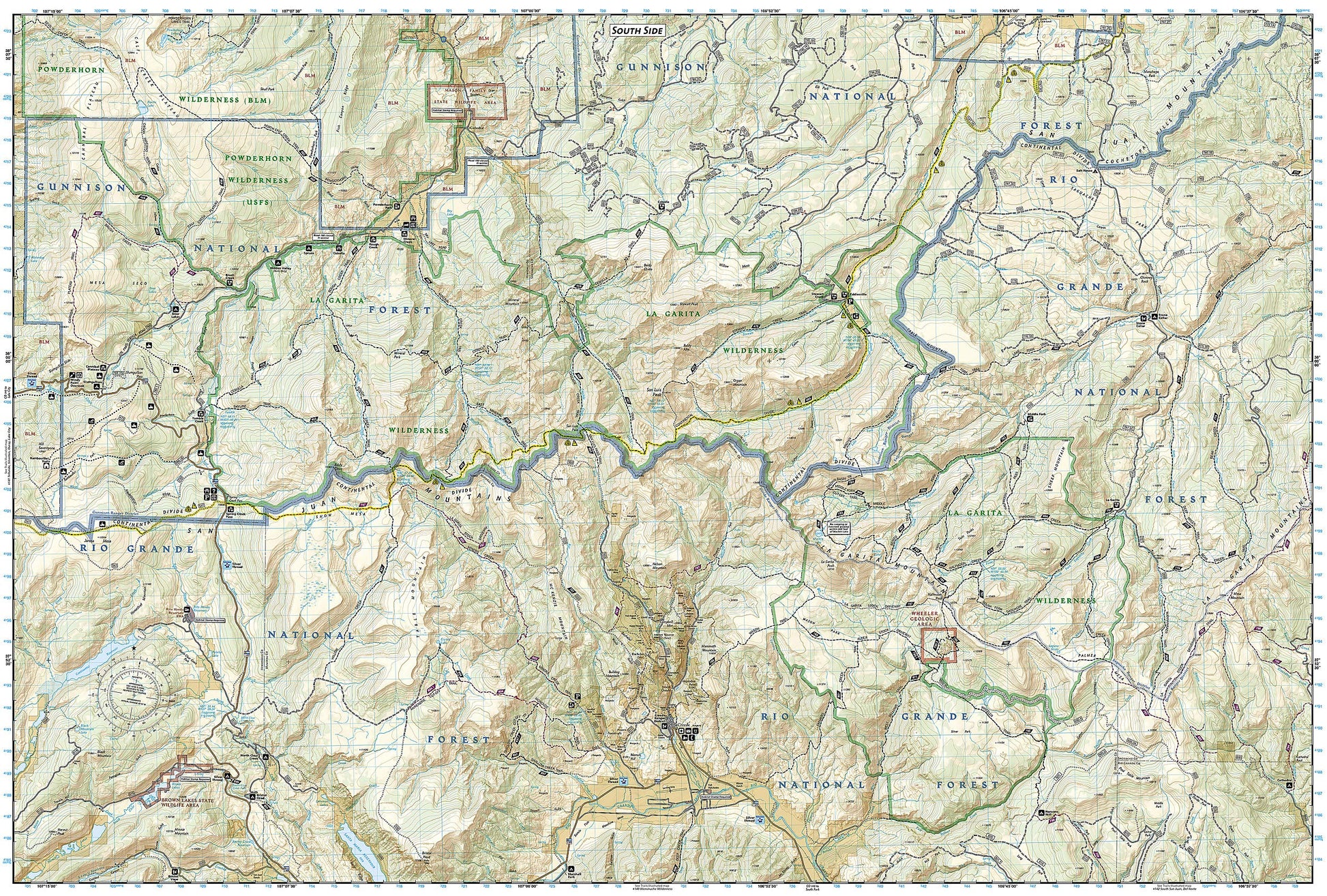 La Garita, Cochetopa Hills Map (National Geographic Trails Illustrated Map, 139)