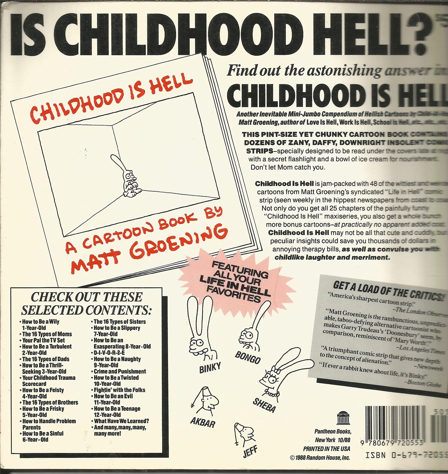 Childhood Is Hell by Groening, Matt