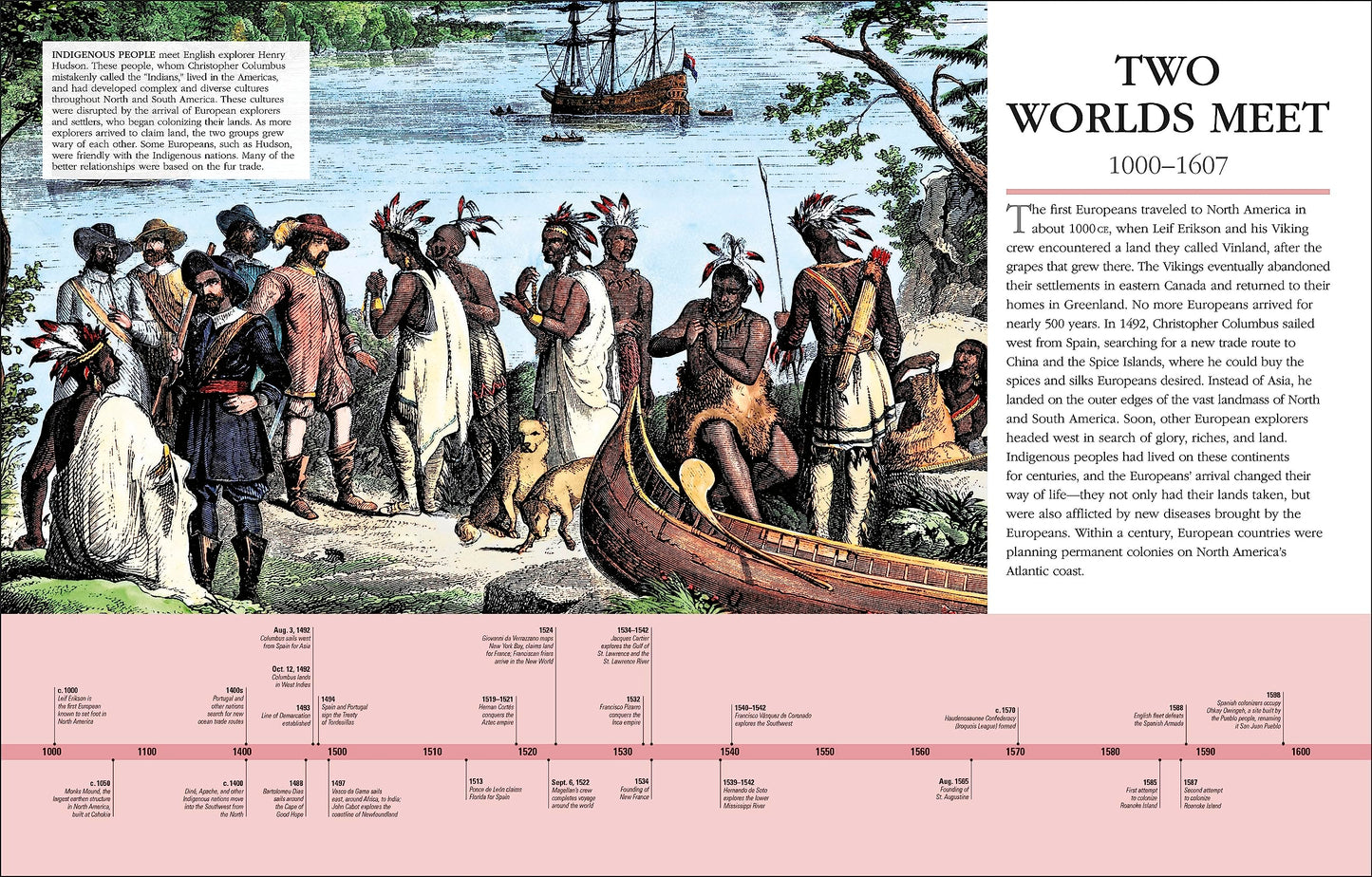 American History: A Visual Encyclopedia (DK Children's Visua