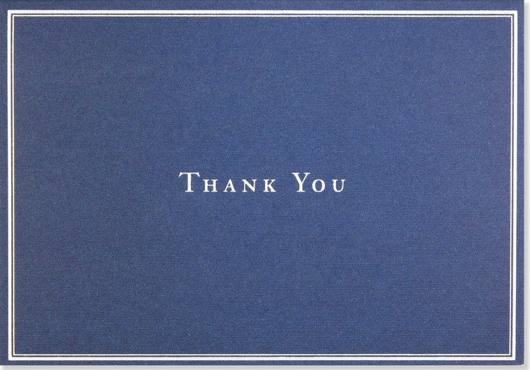 Navy Blue Thank You Notes (Stationery, Note Cards, Boxed Cards)