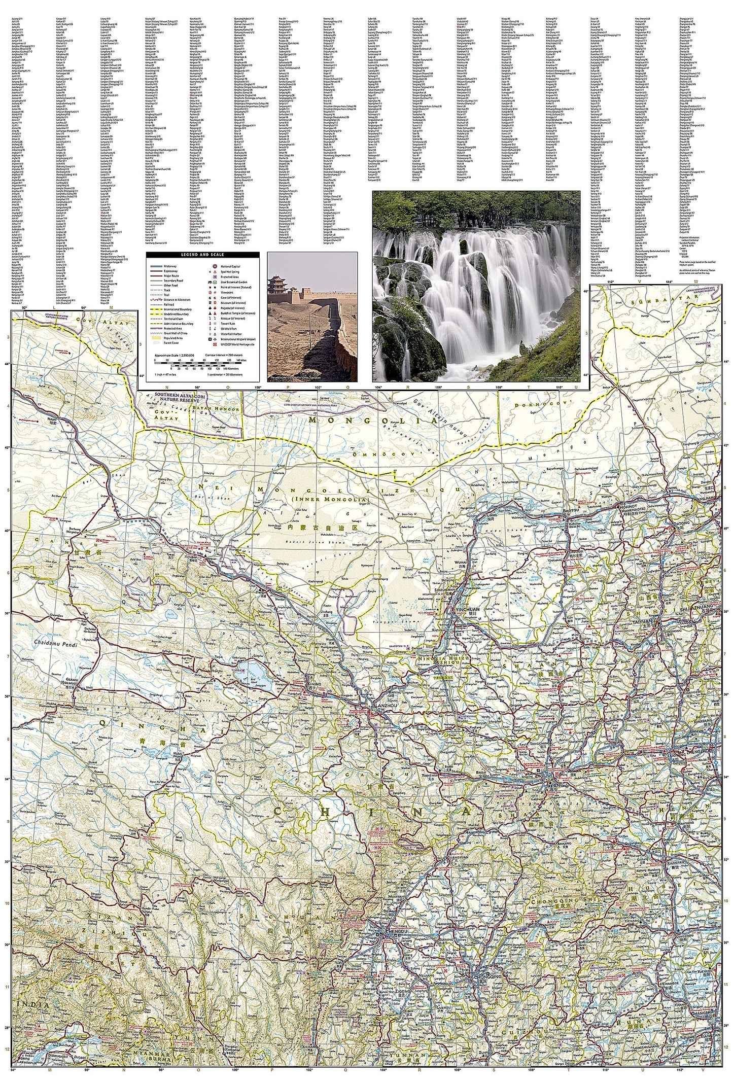 China West Map (National Geographic Adventure Map, 3009)