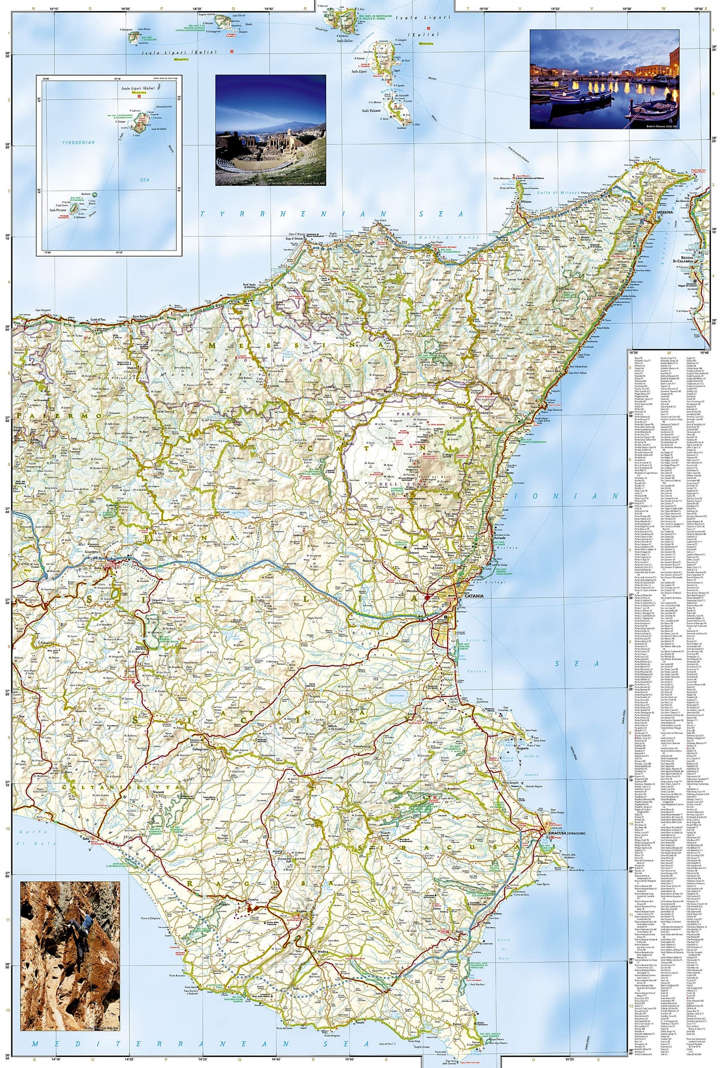 Sicily Map [Italy] (National Geographic Adventure Map, 3310)