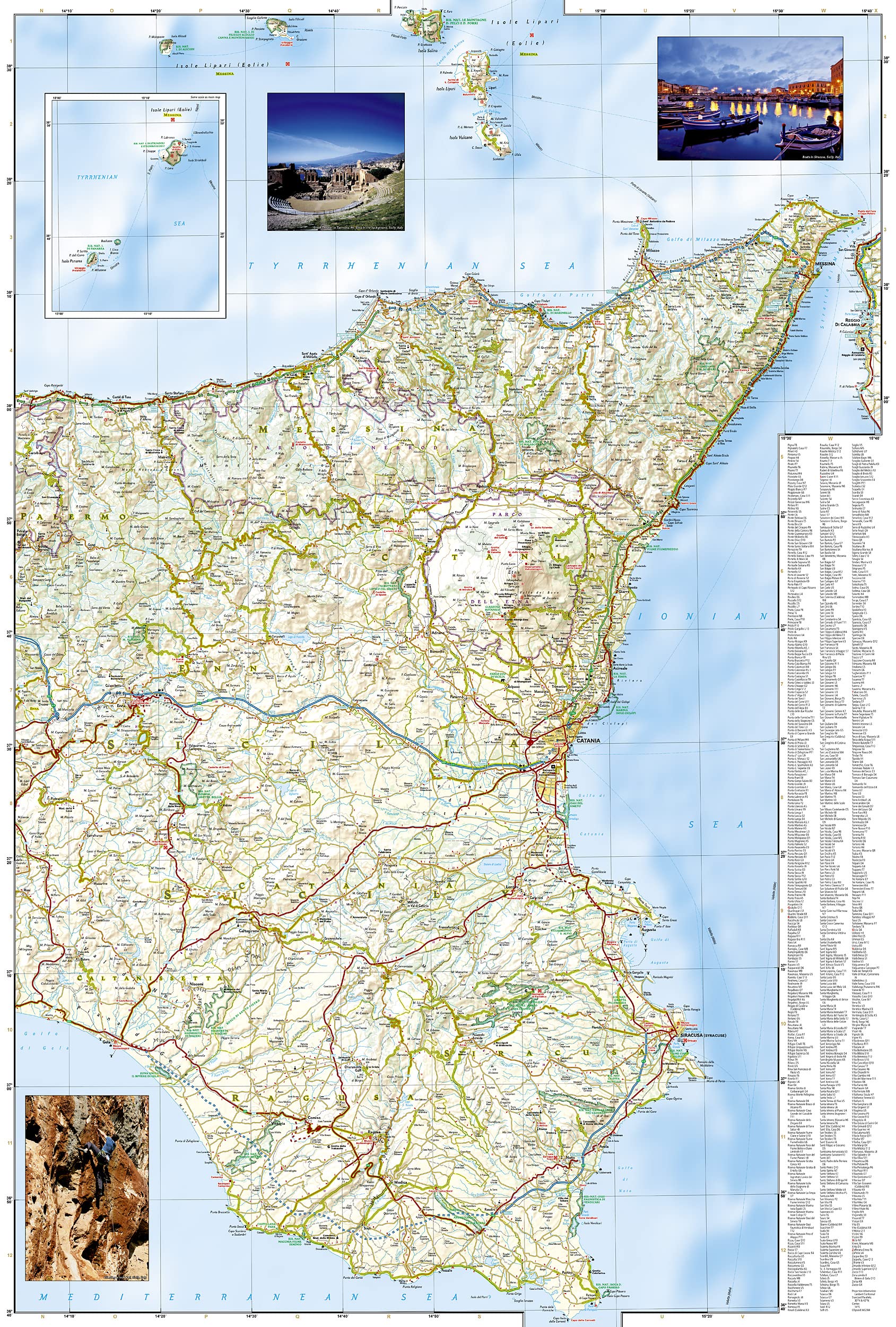 Sicily Map [Italy] (National Geographic Adventure Map, 3310)