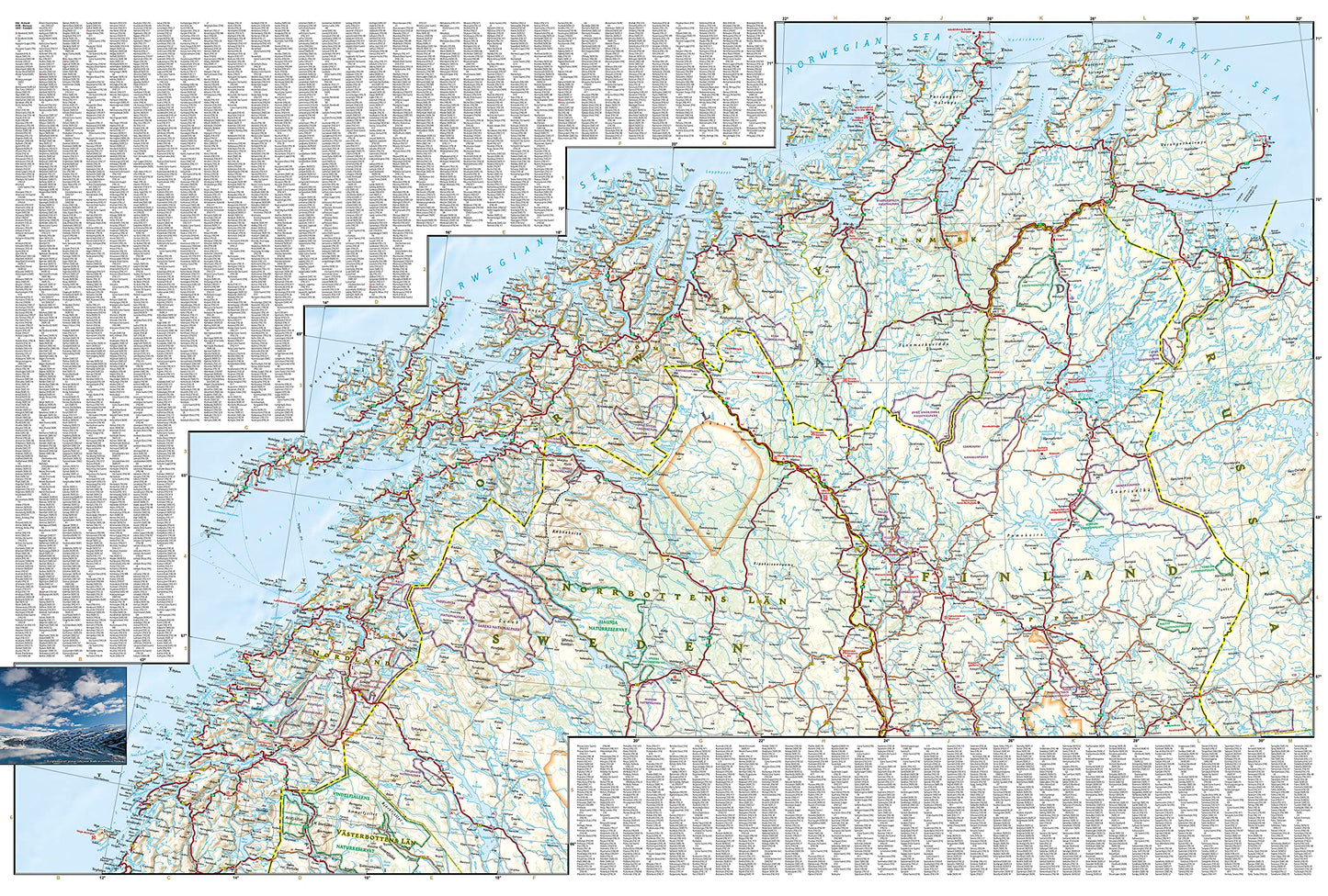 Finland and Northern Scandinavia Map (National Geographic Adventure Map, 3300)