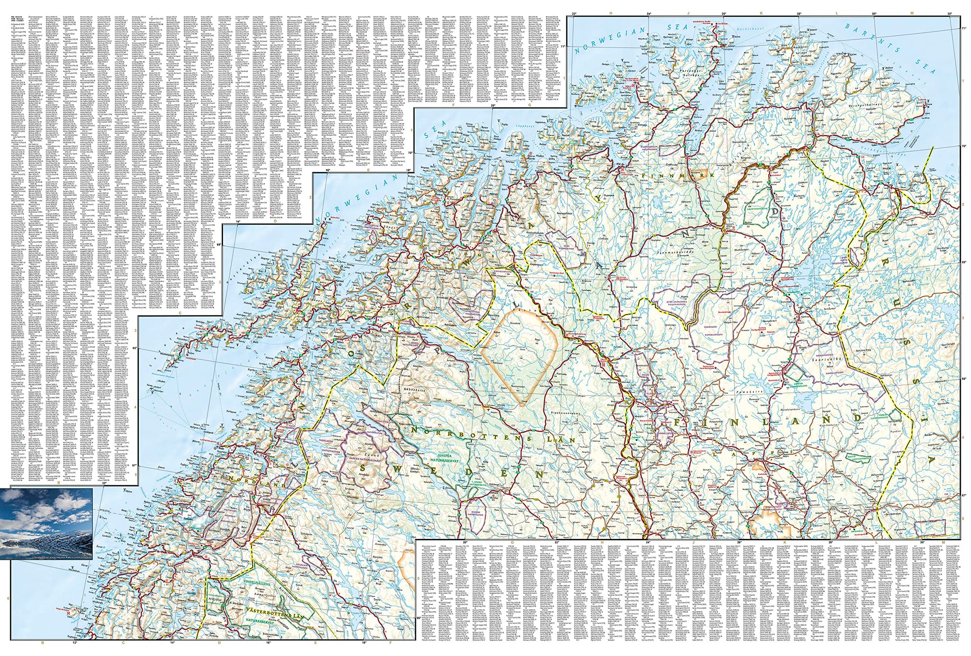 Finland and Northern Scandinavia Map (National Geographic Adventure Map, 3300)