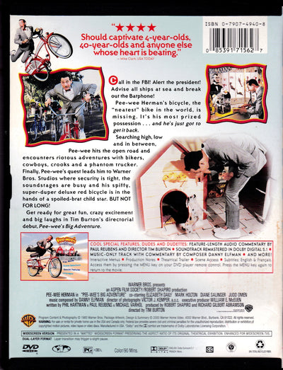 Pee-wee's Big Adventure (Widescreen) [DVD]