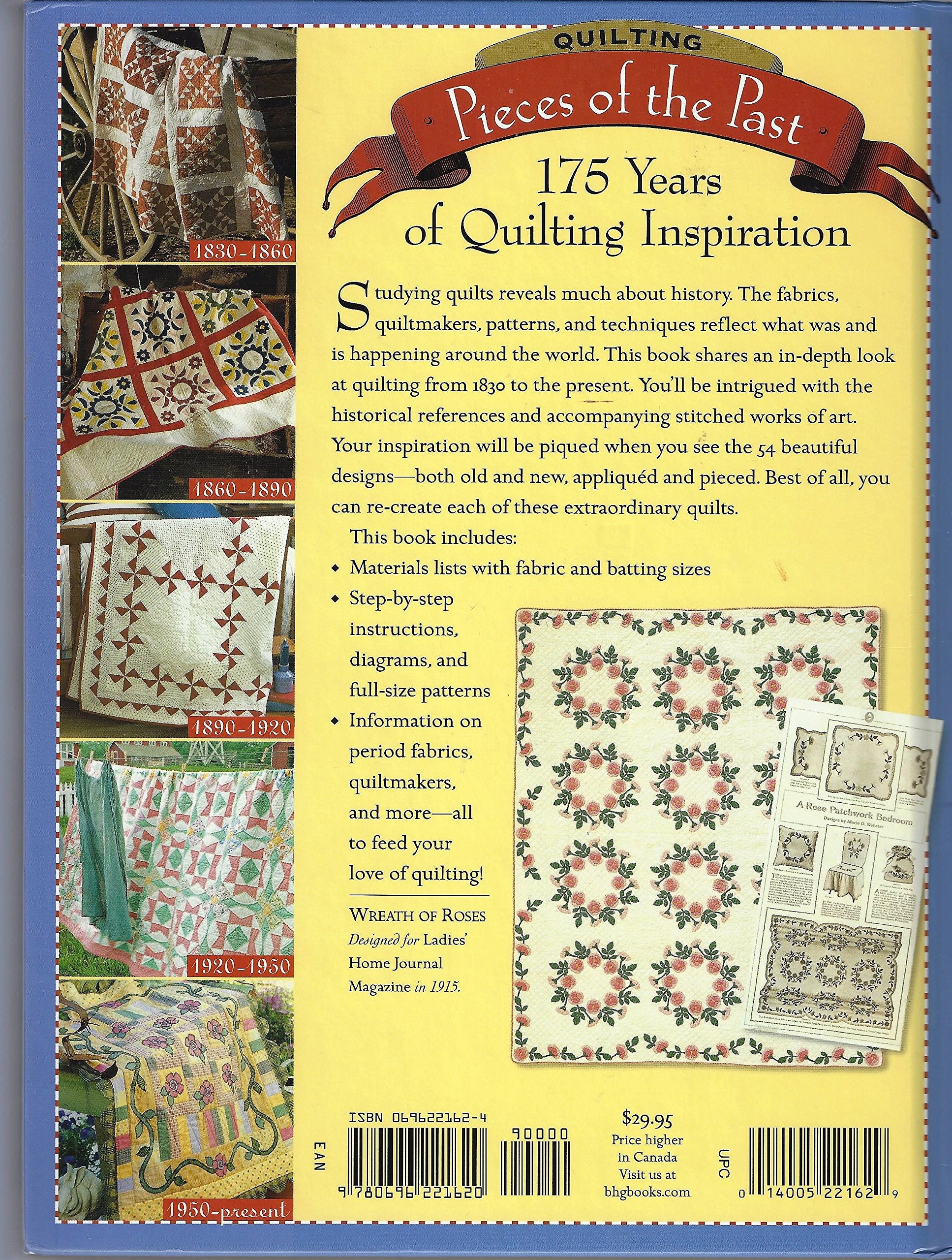 Quilting Pieces Of The Past: 175 Years of Inspirational Quilting (Better Homes & Gardens)