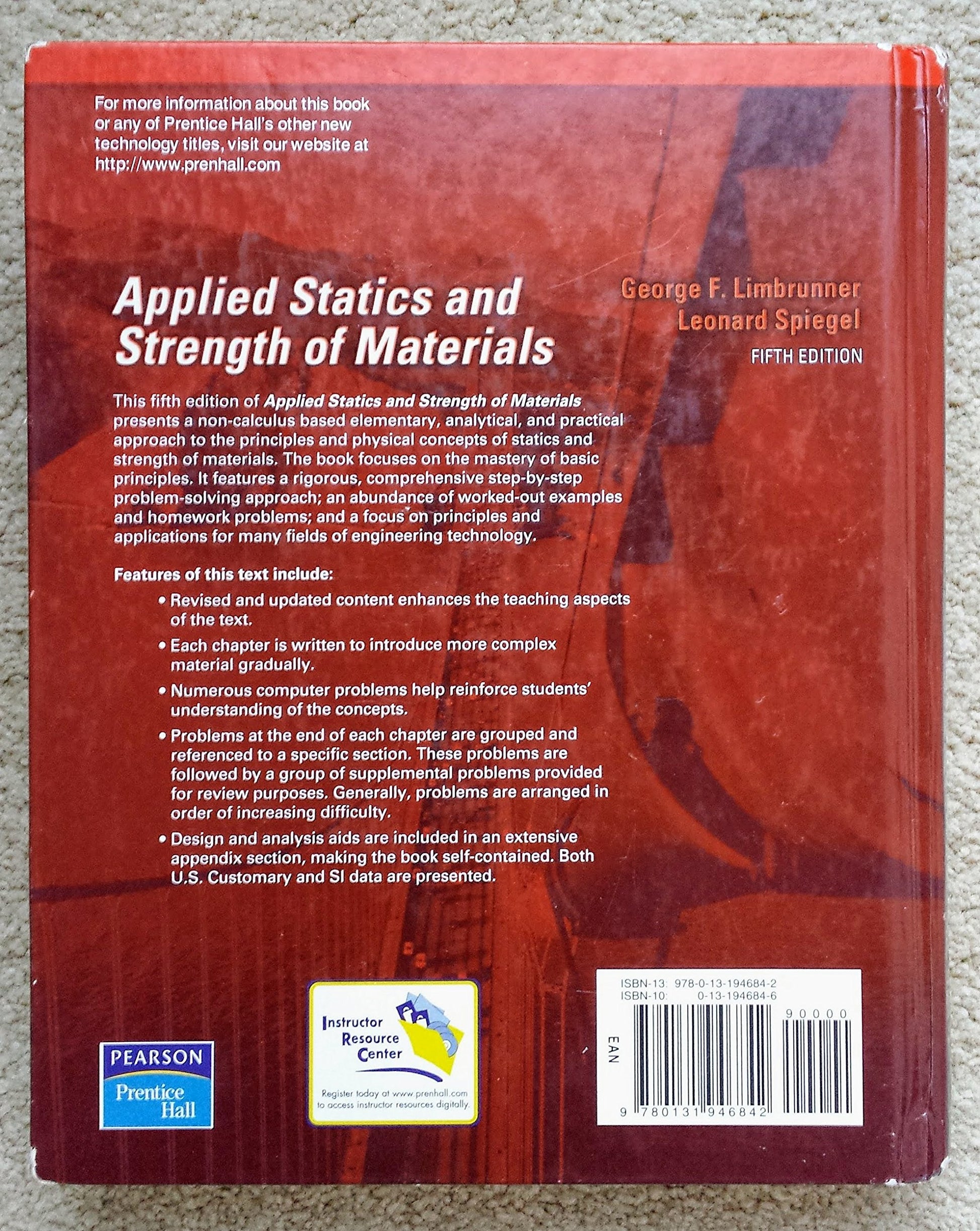 Applied Statics and Strength of Materials (5th Edition)
