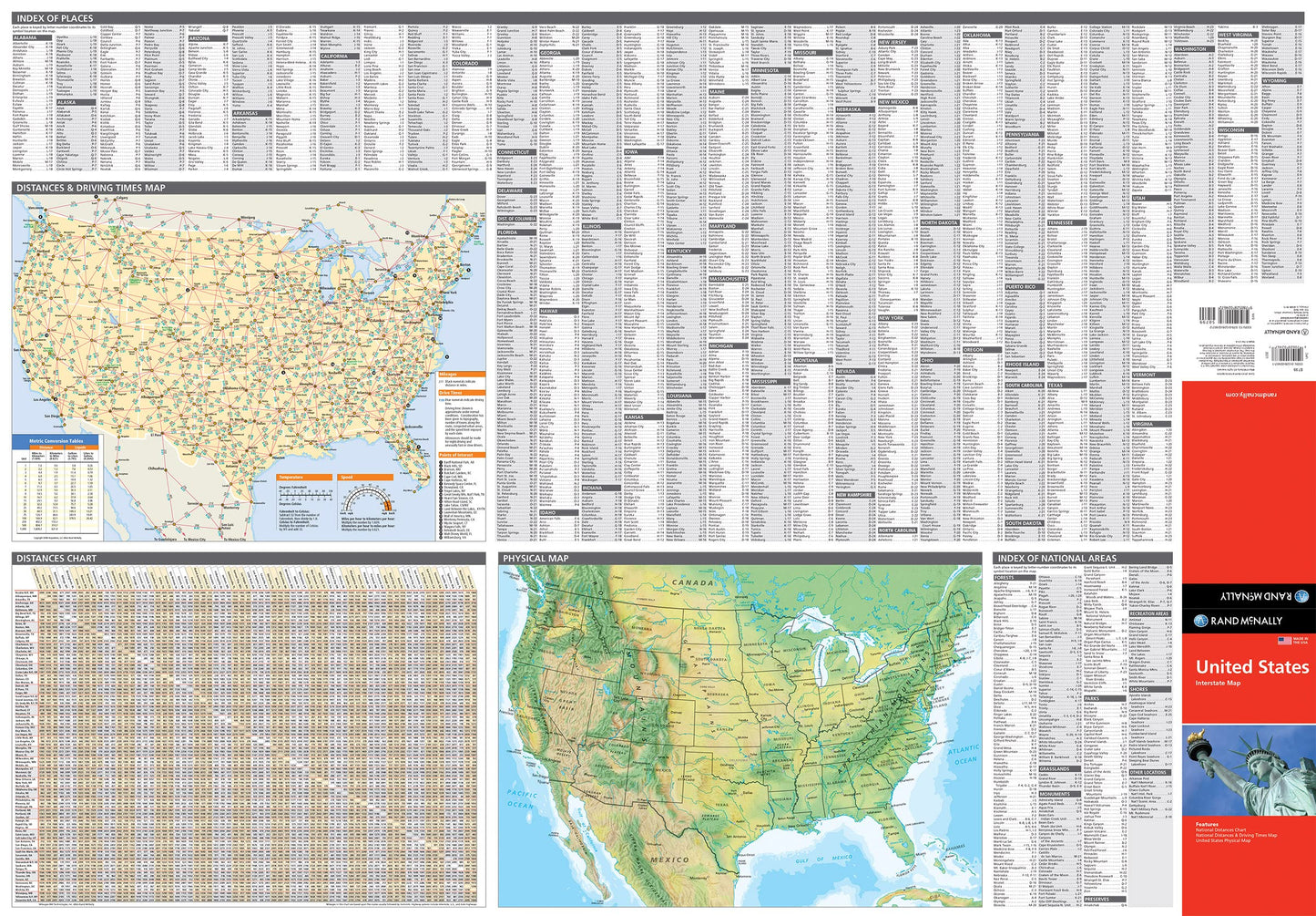 Rand McNally Folded Map: United States Map
