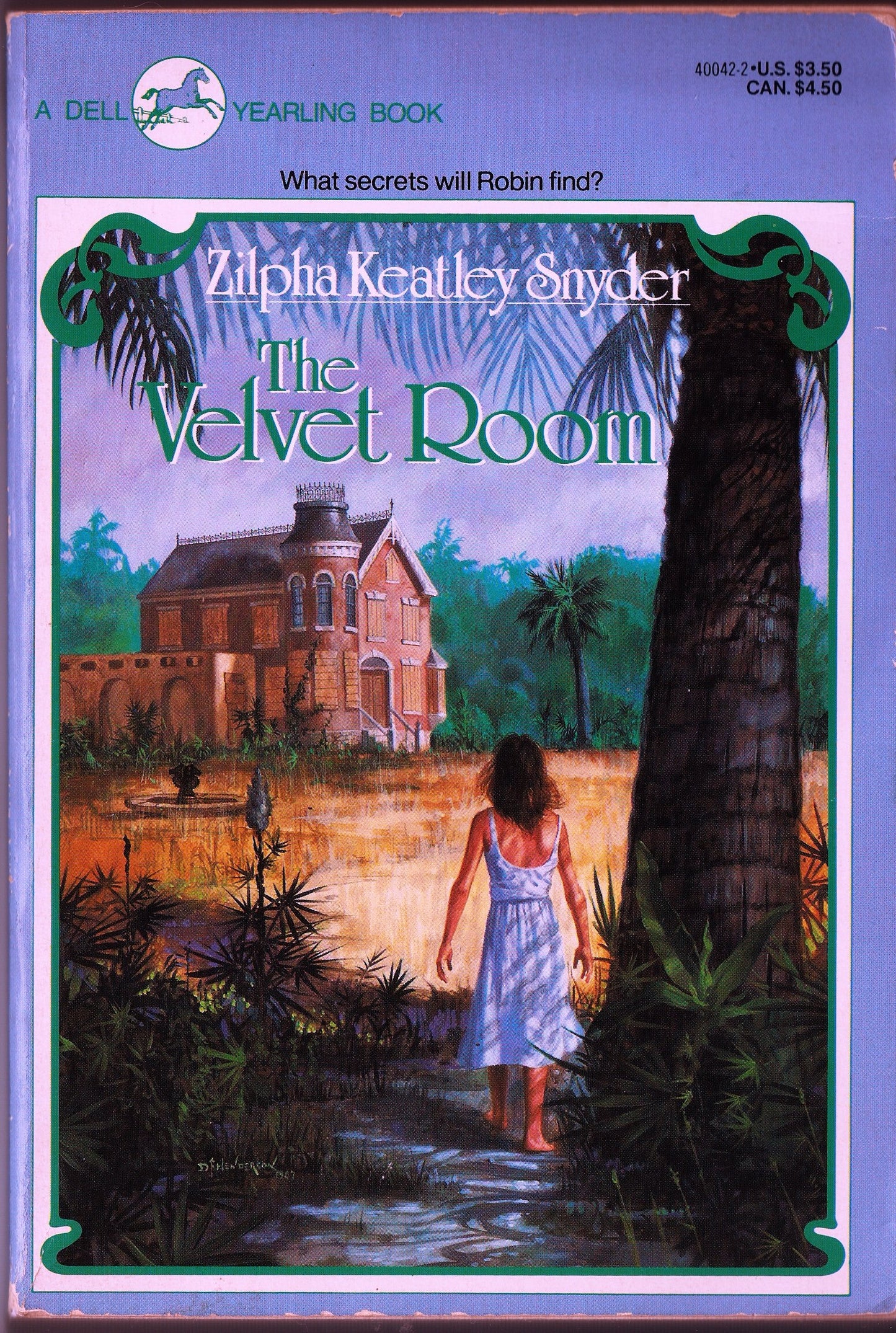 Velvet Room by Snyder, Zilpha Keatley