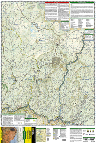 Mogollon Rim, Munds Mountain Map [Apache-Sitgreaves, Coconino, and Tonto National Forests] (National Geographic Trails Illustrated Map, 855)
