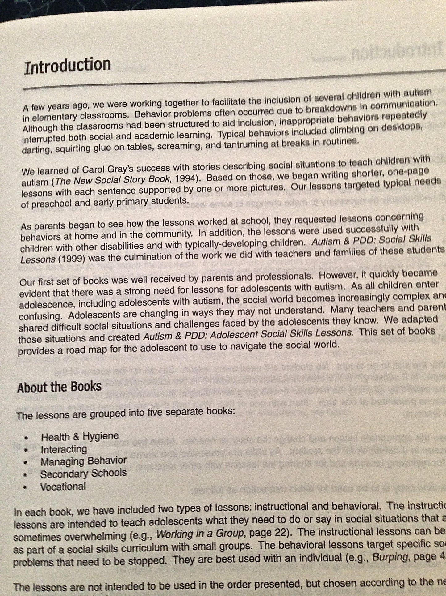 Autism & PDD Adolescent Social Skills Lessons: Interacting