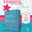 Tyndale NLT Inspire Bible for Girls (Hardcover LeatherLike, Metallic Blue): Journaling and Coloring Bible for Kids - Over 500 Scripture Illustrations to Color - Creative Bible Journal