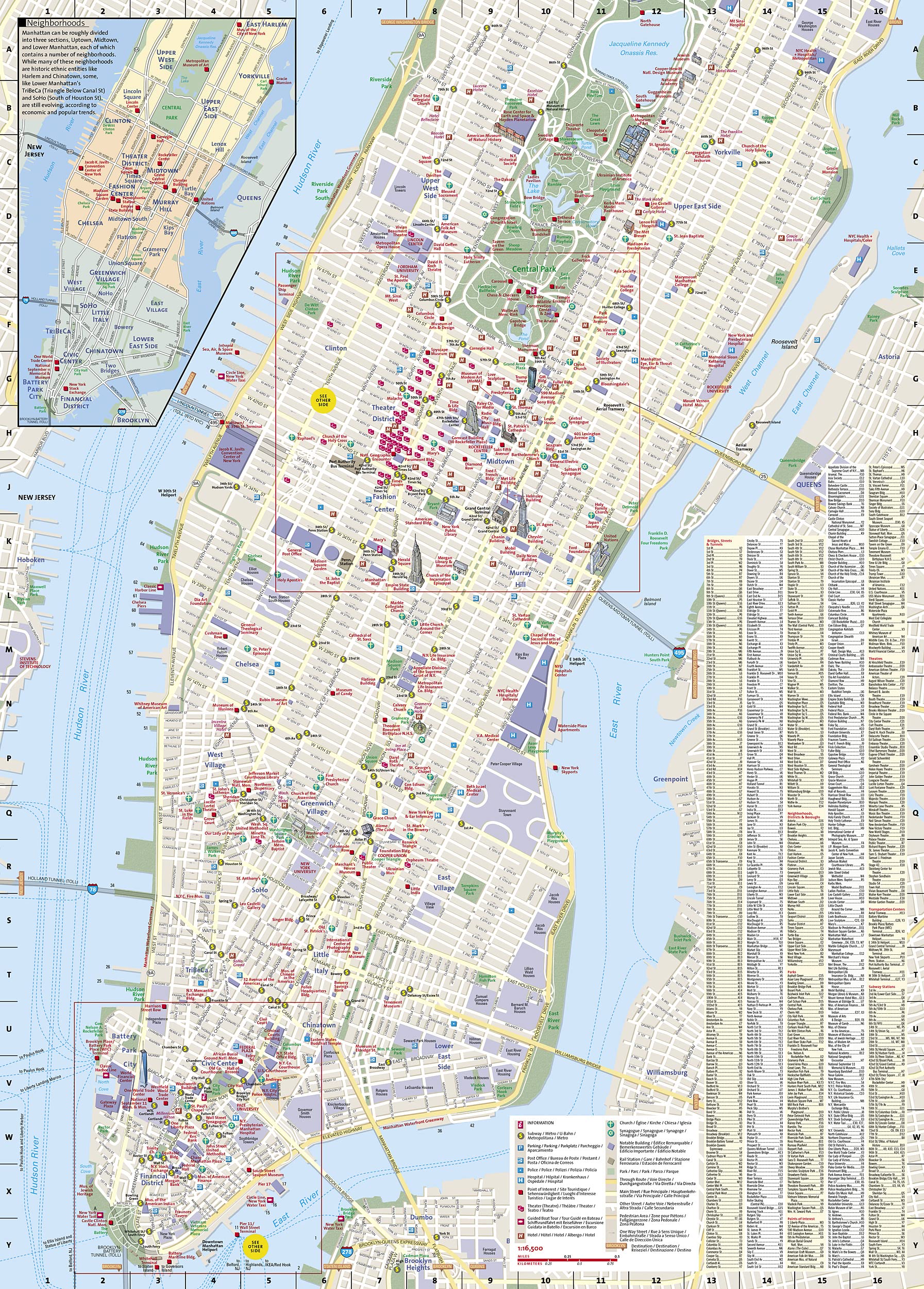 New York City Map (National Geographic Destination City Map)