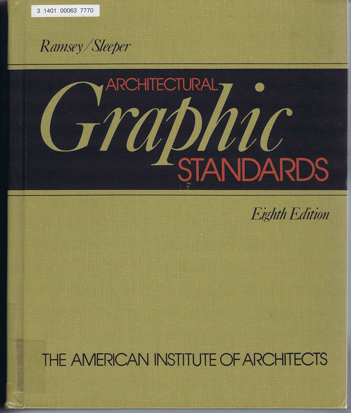 Architectural Graphic Standards, 8th edition