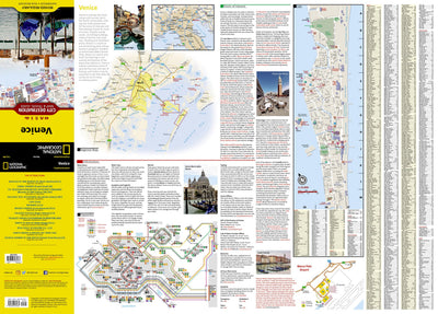 Venice Map (National Geographic Destination City Map)