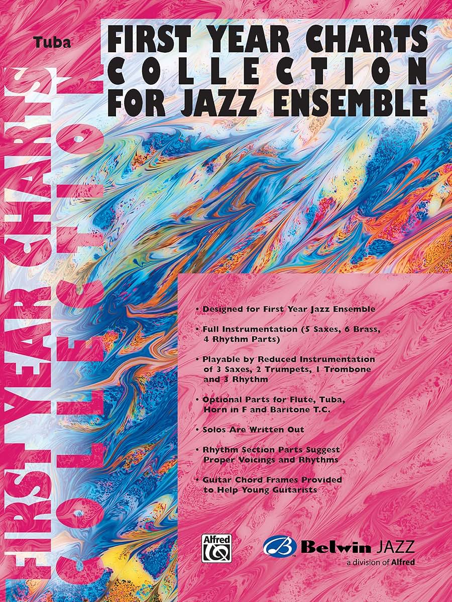 First Year Charts Collection for Jazz Ensemble: Tuba