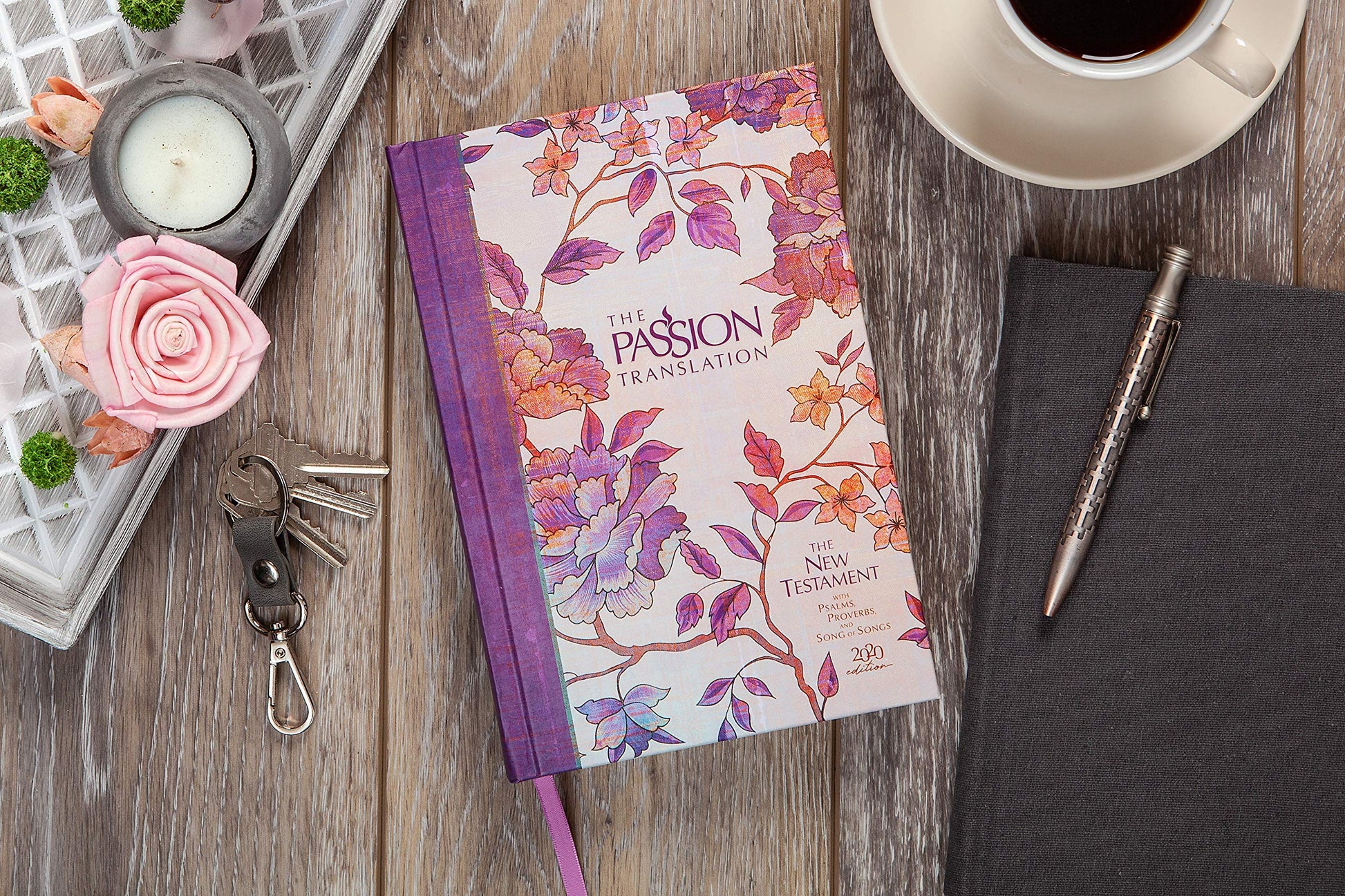 The Passion Translation New Testament (2020 Edition) HC Peony: With Psalms, Proverbs, and Song of Songs (Hardcover) - A Perfect Gift for Confirmation, Holidays, and More